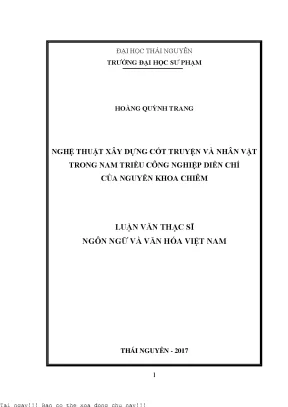 Nghệ Thuật Xây Dựng Cốt Truyện và Nhân Vật trong Nam