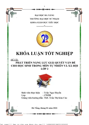 Phát Triển Năng Lực Giải Quyết Vấn Đề Cho Học Sinh Lớp 3