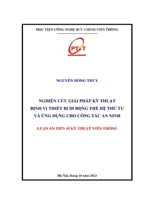 Nghiên Cứu Giải Pháp Kỹ Thuật Định Vị Thiết Bị Di Động