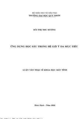 Ứng Dụng Học Sâu Trong Nghiên Cứu Khoa Học Máy Tính