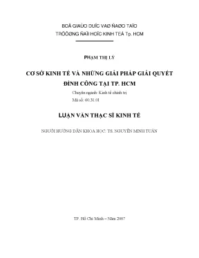 Giải Pháp Giải Quyết Đình Công Tại TP.HCM: Cơ Sở Kinh Tế