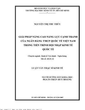 Nâng Cao Năng Lực Cạnh Tranh Của Ngân Hàng TMCP Quốc Tế