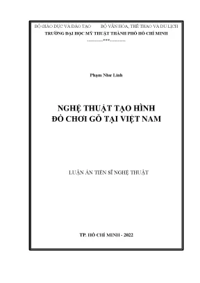 Nghệ Thuật Tạo Hình Đồ Chơi Gỗ Tại Việt Nam: Nghiên Cứu 