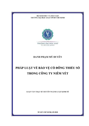 Bảo Vệ Cổ Đông Thiểu Số Trong Công Ty Niêm Yết: Pháp