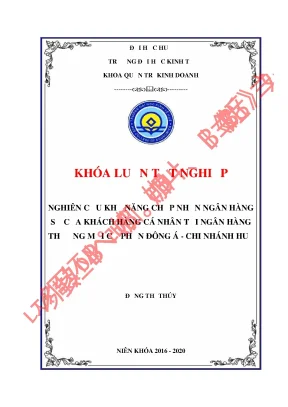 Nghiên Cứu Khả Năng Chấp Nhận Ngân Hàng Số Tại Ngân Hàng