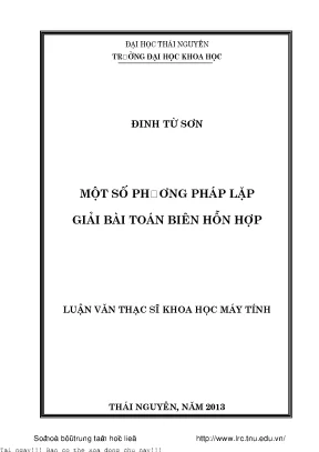 Phương Pháp Giải Bài Toán Biên Hỗn Hợp Trong Khoa Học