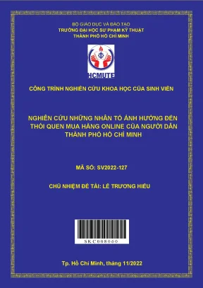 Nghiên Cứu Nhân Tố Ảnh Hưởng Đến Thói Quen Mua Hàng