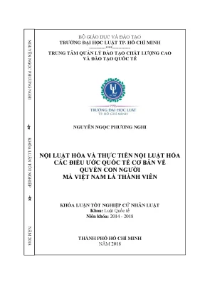 Nội Luật Hóa Quyền Con Người: Thực Tiễn và Nghĩa Vụ Tại