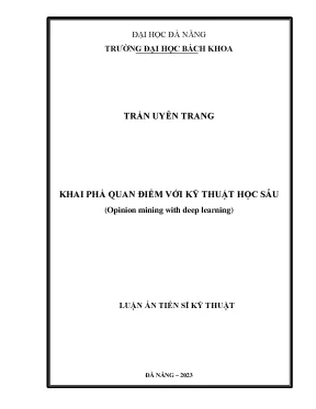 Khai Phá Quan Điểm Với Kỹ Thuật Học Sâu: Nghiên Cứu Từ