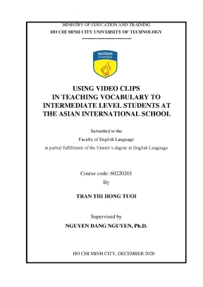 Sử Dụng Video Clip Trong Giảng Dạy Từ Vựng Cho Học Sinh