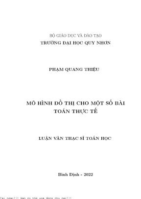 Mô Hình Đồ Thị Trong Giải Quyết Bài Toán Thực Tế