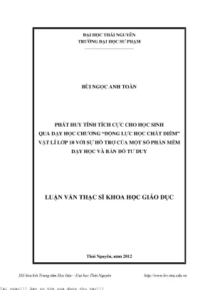 Phát Huy Tính Tích Cực Trong Dạy Học Vật Lý Lớp 10 Qua 