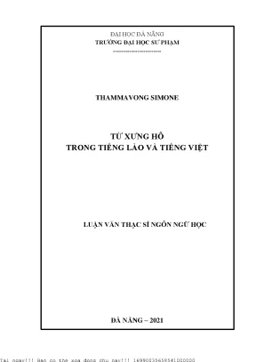So Sánh Từ Xưng Hô Giữa Tiếng Lào và Tiếng Việt