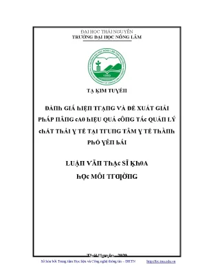 Giải Pháp Hiệu Quả Quản Lý Tài Nguyên Môi Trường Tại