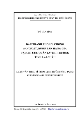 Đấu Tranh Phòng Chống Hàng Giả Tại Lai Châu: Giải Pháp