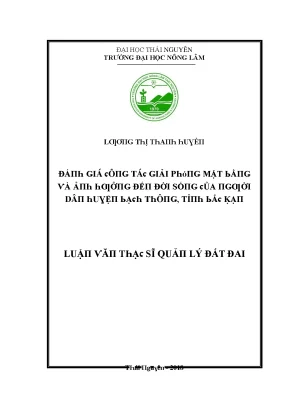 Đánh Giá Giải Phóng Mặt Bằng và Tác Động Đến Đời Sống