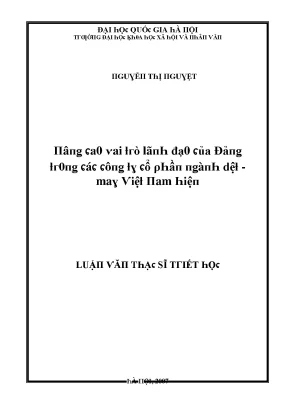 Nghiên Cứu Về Đổi Mới Trong Giáo Dục Tại Đại Học Xã Hội 