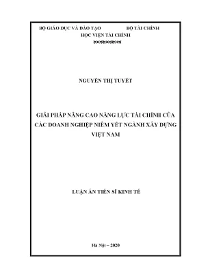 Giải Pháp Nâng Cao Năng Lực Tài Chính Cho Doanh Nghiệp