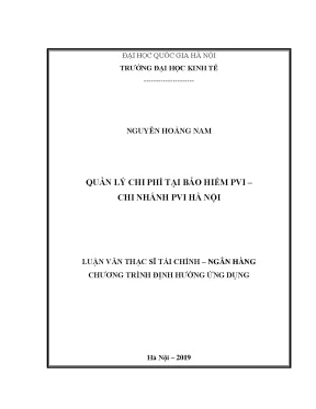 Quản Lý Chi Phí Tại Bảo Hiểm PVI Hà Nội: Giải Pháp và 