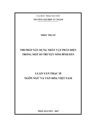 Thi pháp xây dựng nhân vật phản diện trong truyện Nôm