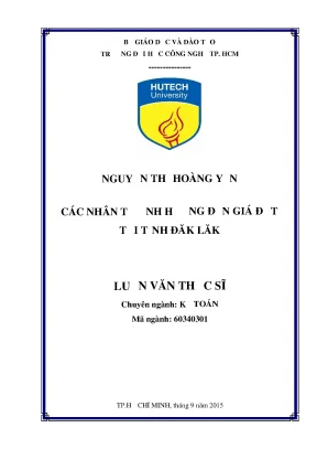 Những Nhân Tố Ảnh Hưởng Đến Giá Đất Tại Tỉnh Đắk Lắk