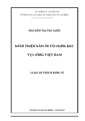 Đánh Giá Tác Động Kinh Tế Tại Thành Phố Hồ Chí Minh