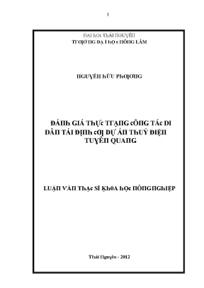Đánh Giá Tác Động Của Dự Án Thủy Điện Tuần Quán Đến Môi