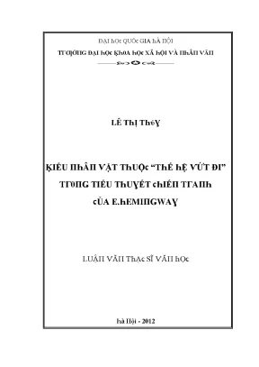 Khám Phá Tác Phẩm "Thế Hệ Vứt Đi" Của E. Hemingway