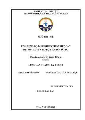 Ứng Dụng Bộ Điều Khiển Đại Số Gia Tử Cho Biến Đổi DC-DC