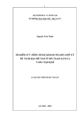 Kỹ Thuật Khai Thác Mỏ Hiệu Quả Tại Đại Học Mỏ - Địa Chất