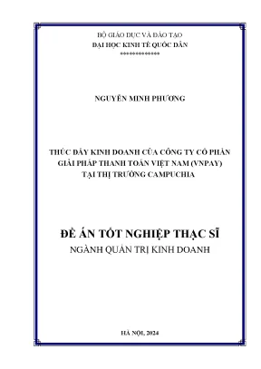 Thúc Đẩy Kinh Doanh VNPAY Tại Thị Trường Campuchia: