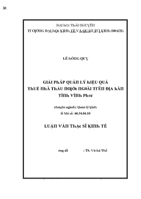 Quản lý thuế hiệu quả tại các doanh nghiệp Việt Nam