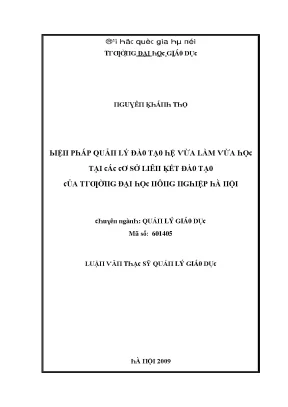 Quản Lý Giáo Dục Tại Trường Đại Học: Nâng Cao Chất Lượng