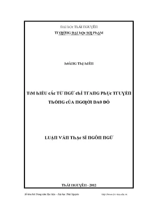 Khám Phá Văn Hóa Người Dao Đỏ Tại Đại Học Thái Nguyên