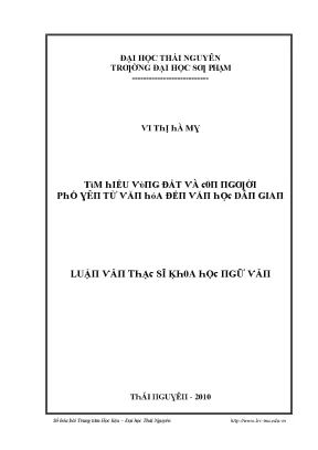 Khám Phá Di Sản Văn Hóa Thái Nguyên