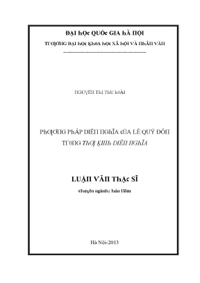 Nghiên cứu về Lê Quý Đôn và Diễn nghĩa Thư kinh
