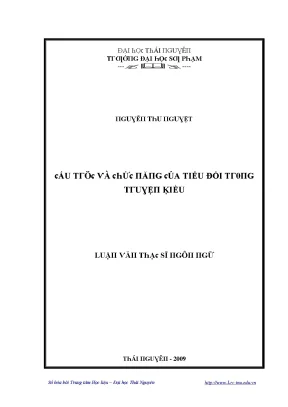 Nghiên cứu về Tiểu đối trong Luật học tại Đại học Thái