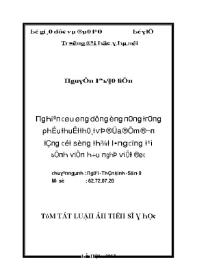 Kết Quả Nghiên Cứu Về Phẫu Thuật Đĩa Đệm Tại Hà Nội