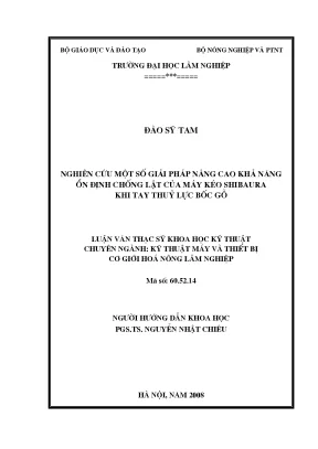 Nâng cao khả năng vận hành máy kéo Shibaura trong nông 