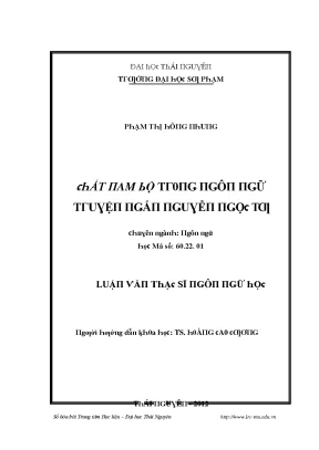 Khám Phá Chất Nam Bộ Trong Ngôn Ngữ Truyện Ngắn Của
