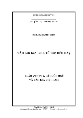 Đại học Thái Nguyên: Nghiên cứu về giáo dục từ 1986 đến nay