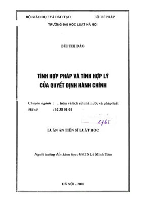 Nâng Cao Chất Lượng Quyết Định Hành Chính: Tính Hợp Pháp