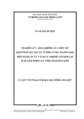Nghiên cứu kỹ thuật tâm lý học tại Đại học Thái Nguyên