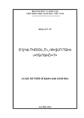 Nghiên Cứu Về Đào Tạo Giáo Dục Tại Việt Nam