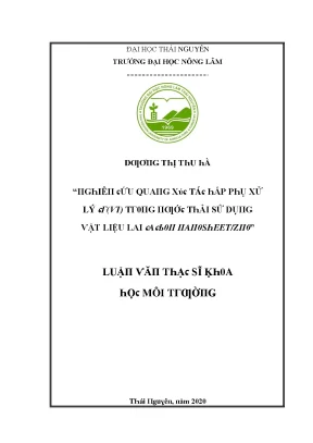 Nghiên Cứu Hiệu Quả Xử Lý Vật Liệu Lai Tại Trường Đại