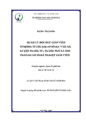 Quản Lý Giáo Dục Đại Học: Nâng Cao Hiệu Quả Đội Ngũ Giáo