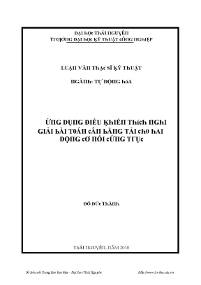 Nghiên Cứu Điều Khiển Hệ Thống Điện Năng Tại Đại Học