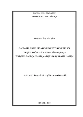 Đại học Giáo dục Hà Nội: Nghiên cứu và Đánh giá Giáo dục