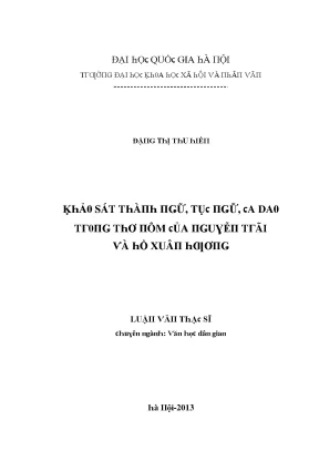 Nghiên Cứu Về Đặc Điểm Xã Hội Và Văn Hóa Tại Hà Nội