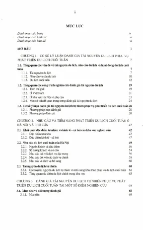 Đánh Giá Tài Nguyên Du Lịch Cuối Tuần Tại Hà Nội